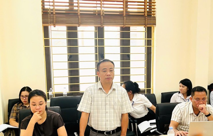 THƯỜNG TRỰC ĐẢNG ỦY XÃ LÀM VIỆC VỚI PHÒNG VĂN HÓA - XÃ HỘI VÀ TRUNG TÂM VH-TT&TT XÃ NỘI BÀI- Ảnh 13.