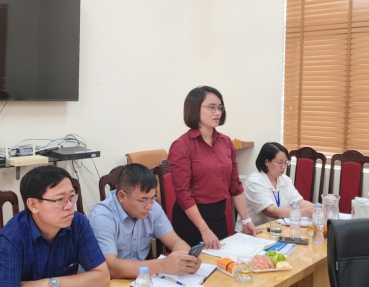THƯỜNG TRỰC ĐẢNG ỦY XÃ LÀM VIỆC VỚI PHÒNG VĂN HÓA - XÃ HỘI VÀ TRUNG TÂM VH-TT&TT XÃ NỘI BÀI- Ảnh 14.