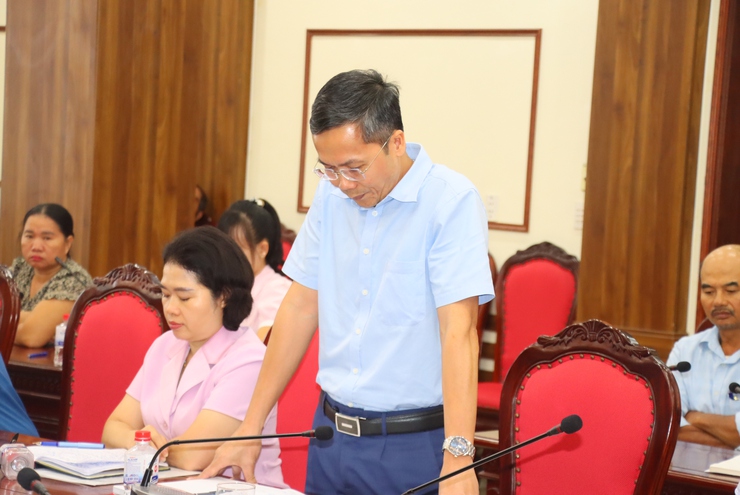 Hội nghị làm việc giữa Thường trực Đảng ủy xã với các Chi bộ  tiểu khu: Mỹ Lâm, Thao Chính, Đông Đoài, Đại Nam và Phú Mỹ- Ảnh 12.