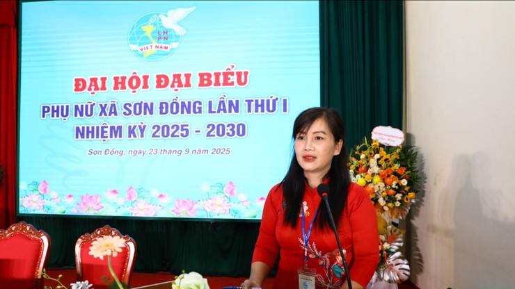 Phụ nữ Sơn Đồng phát huy truyền thống, đoàn kết, sáng tạo, xây dựng tổ chức hội vững mạnh- Ảnh 6.