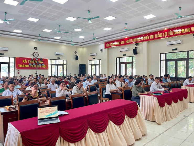 Xã Thiên Lộc tổ chức Hội nghị tuyên truyền Luật Đất đai năm 2024 và các quy định về giải phóng mặt bằng- Ảnh 8.