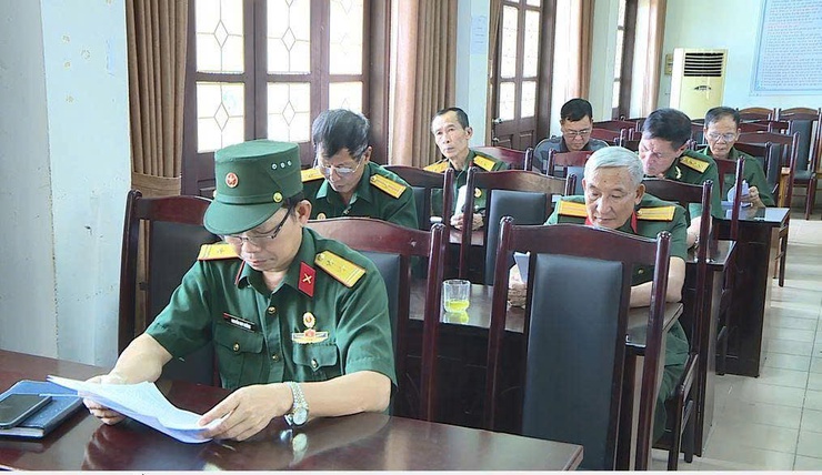 Hội Cựu chiến binh xã Phúc Thọ xin ý kiến đóng góp của các đồng chí nguyên Lãnh đạo Hội qua các thời kỳ vào Văn kiện Đại hội Cựu chiến binh các cấp- Ảnh 2.