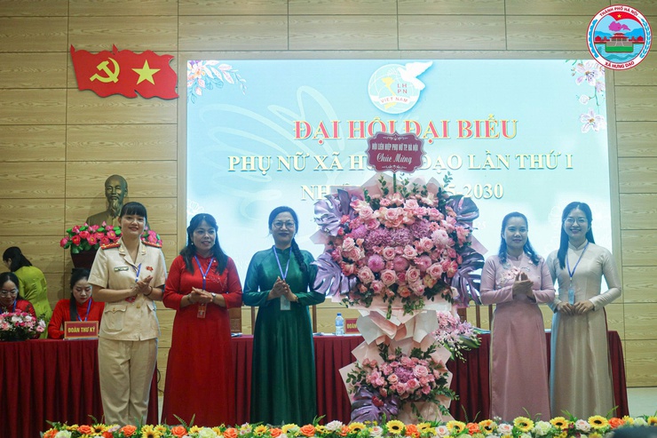 ĐẠI HỘI ĐẠI BIỂU PHỤ NỮ XÃ HƯNG ĐẠO LẦN THỨ I, NHIỆM KỲ 2025 – 2030- Ảnh 2.