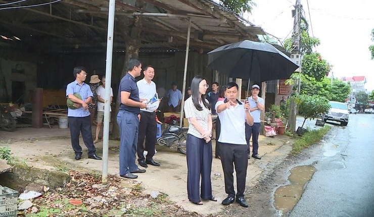 Thường trực HĐND xã Phúc Thọ khảo sát công tác bồi thường, hỗ trợ, tái định cư khi thu hồi đất tại một số dự án trên địa bàn xã- Ảnh 3.