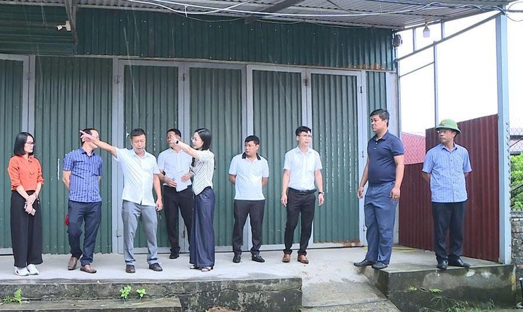 Thường trực HĐND xã Phúc Thọ khảo sát công tác bồi thường, hỗ trợ, tái định cư khi thu hồi đất tại một số dự án trên địa bàn xã- Ảnh 6.