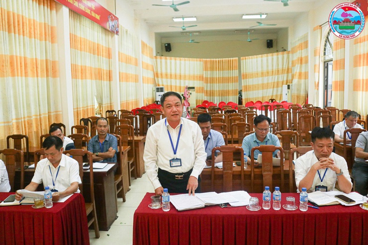 HỘI NGHỊ HỘI ĐỒNG BỒI THƯỜNG, HỖ TRỢ VÀ TÁI ĐỊNH CƯ CÔNG TÁC GIẢI PHÓNG MẶT BẰNG TRÊN ĐỊA BÀN XÃ HƯNG ĐẠO- Ảnh 3.