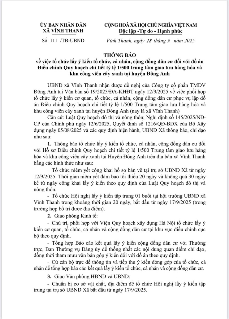 UBND xã Vĩnh Thanh- Ảnh 1.