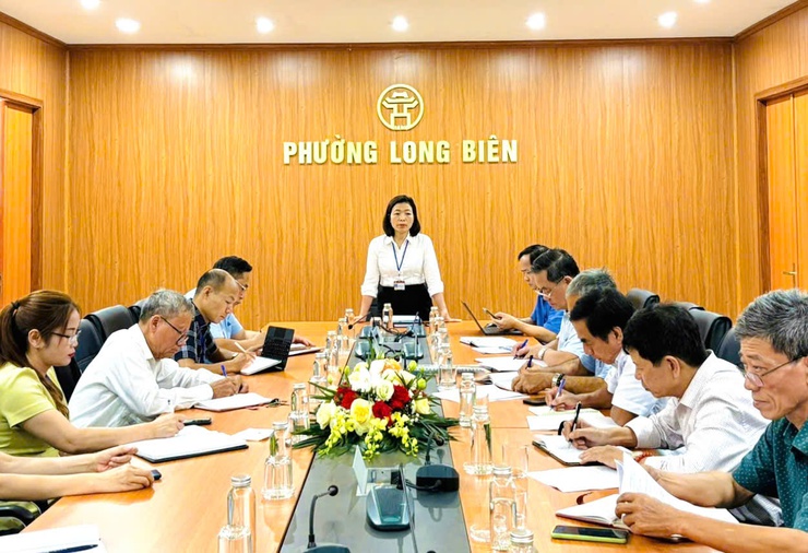 Đảng uỷ phường Long Biên giao ban dư luận xã hội tháng 9 năm 2025.- Ảnh 1.