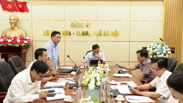 ĐẢNG UỶ XÃ ỨNG HOÀ TỔ CHỨC HỘI NGHỊ BAN CHẤP HÀNH LẦN THỨ II, NHIỆM KỲ 2025 – 2030.- Ảnh 3.