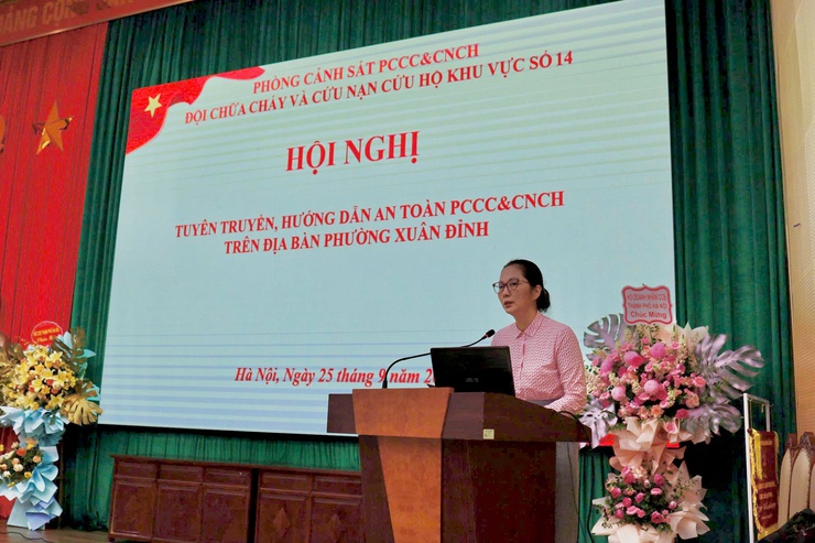 Phường Xuân Đỉnh: tuyên truyền, hướng dẫn kiến thức, kỹ năng về phòng cháy, chữa cháy và cứu nạn, cứu hộ - Ảnh 1.