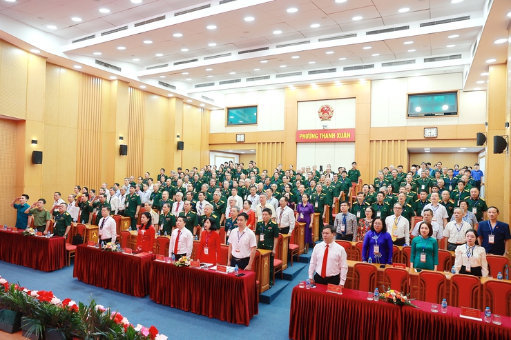 Đại hội Hội CCB phường Thanh Xuân: Tiếp tục phát huy phẩm chất "Bộ đội Cụ Hồ", xây dựng tổ chức Hội vững mạnh- Ảnh 1.