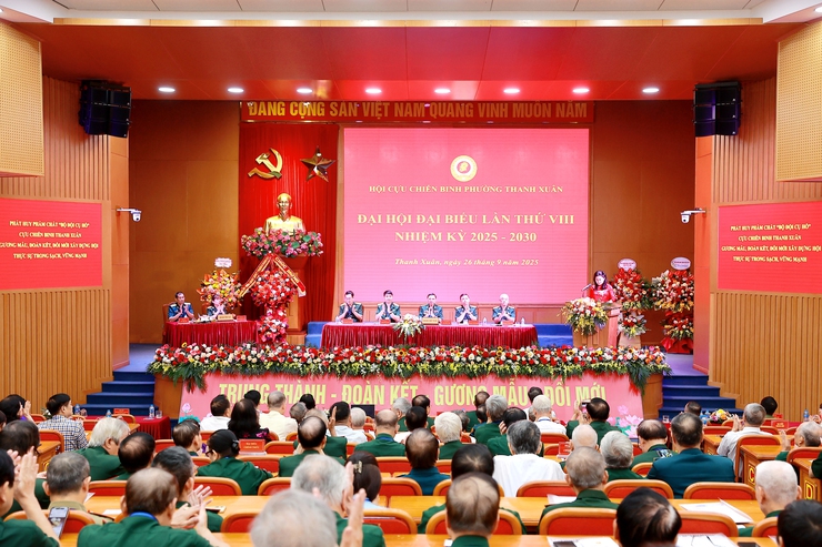 Đại hội Hội CCB phường Thanh Xuân: Tiếp tục phát huy phẩm chất "Bộ đội Cụ Hồ", xây dựng tổ chức Hội vững mạnh- Ảnh 3.