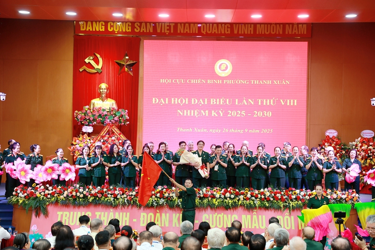 Đại hội Hội CCB phường Thanh Xuân: Tiếp tục phát huy phẩm chất "Bộ đội Cụ Hồ", xây dựng tổ chức Hội vững mạnh- Ảnh 5.