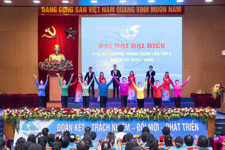 Đại hội Phụ nữ phường Thanh Xuân lần thứ nhất: Dấu ấn của tinh thần "Đoàn kết - Trách nhiệm - Đổi mới - Phát triển"- Ảnh 7.