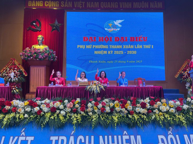Đại hội Phụ nữ phường Thanh Xuân lần thứ nhất: Dấu ấn của tinh thần "Đoàn kết - Trách nhiệm - Đổi mới - Phát triển"- Ảnh 5.