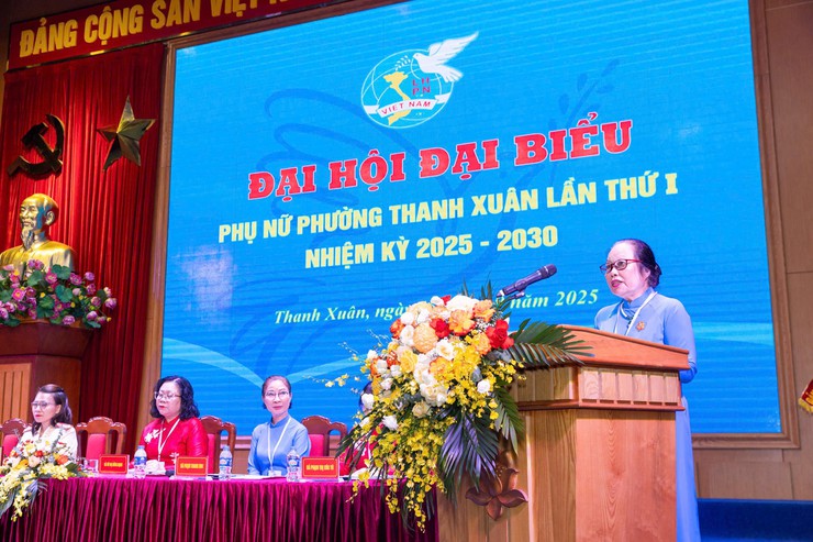 Đại hội Phụ nữ phường Thanh Xuân lần thứ nhất: Dấu ấn của tinh thần "Đoàn kết - Trách nhiệm - Đổi mới - Phát triển"- Ảnh 9.