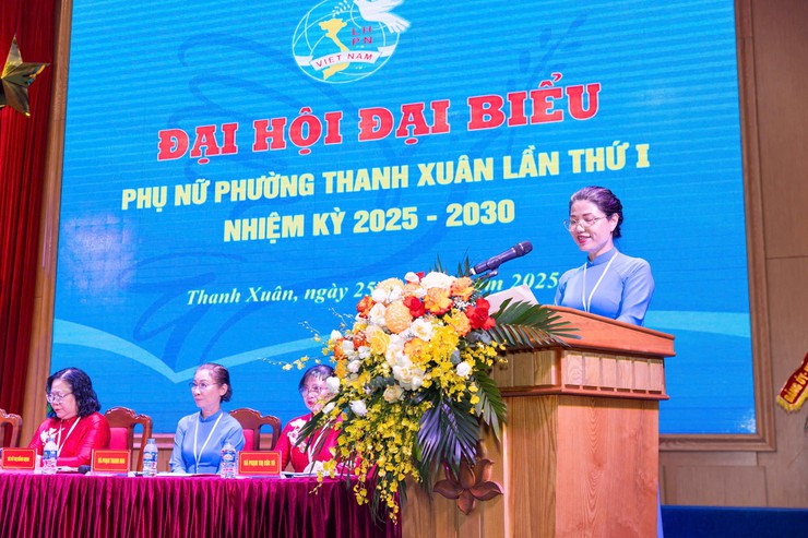Đại hội Phụ nữ phường Thanh Xuân lần thứ nhất: Dấu ấn của tinh thần "Đoàn kết - Trách nhiệm - Đổi mới - Phát triển"- Ảnh 10.