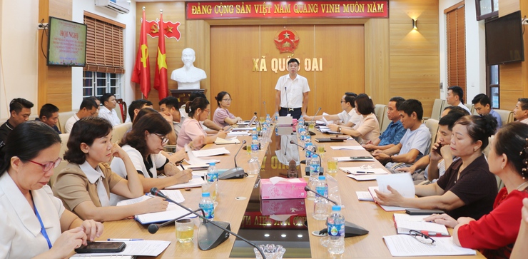 Quốc Oai triển khai kế hoạch tổ chức Đại hội Thể dục Thể thao xã lần thứ I năm 2025- Ảnh 1.