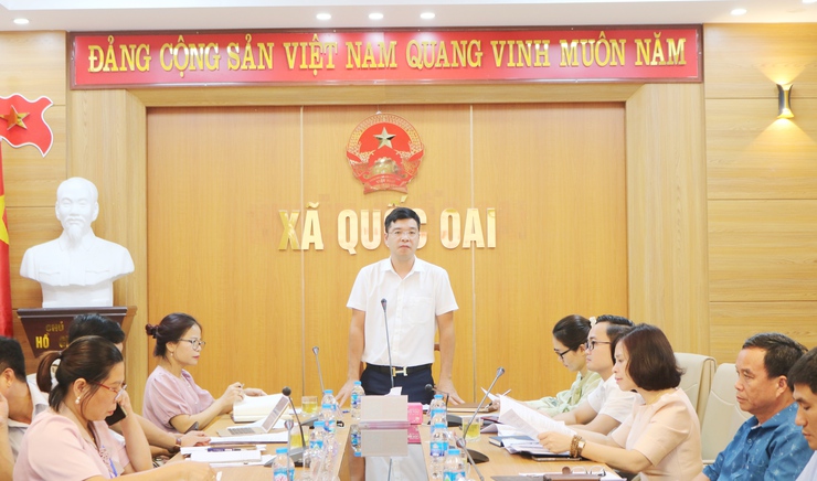 Quốc Oai triển khai kế hoạch tổ chức Đại hội Thể dục Thể thao xã lần thứ I năm 2025- Ảnh 11.