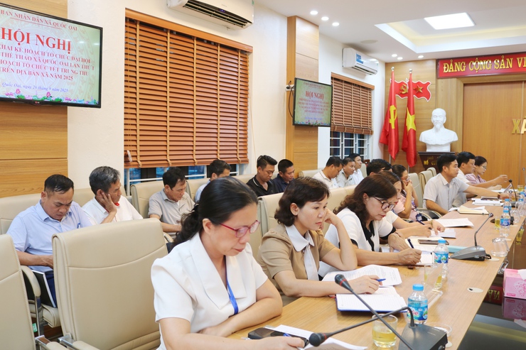 Quốc Oai triển khai kế hoạch tổ chức Đại hội Thể dục Thể thao xã lần thứ I năm 2025- Ảnh 2.