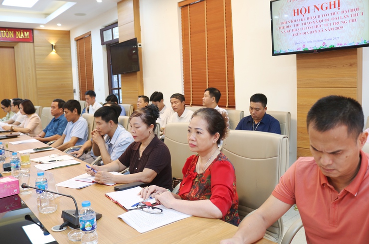 Quốc Oai triển khai kế hoạch tổ chức Đại hội Thể dục Thể thao xã lần thứ I năm 2025- Ảnh 3.