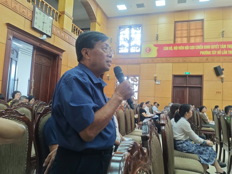 Tây Hồ triển khai thu thuế đất phi nông nghiệp 2025 và Chiến dịch làm giàu, làm sạch cơ sở dữ liệu quốc gia về đất đai trên địa bàn phường - Ảnh 3.