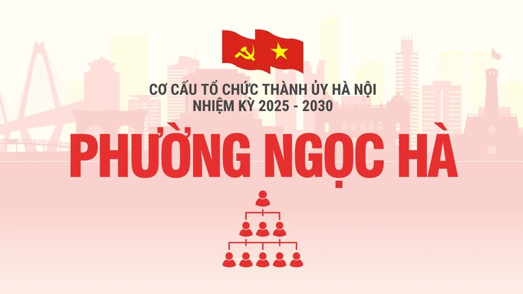 Cơ cấu tổ chức Đảng ủy phường Ngọc Hà nhiệm kỳ 2025-2030- Ảnh 1.
