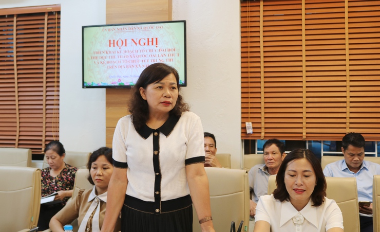 Quốc Oai triển khai kế hoạch tổ chức Đại hội Thể dục Thể thao xã lần thứ I năm 2025- Ảnh 9.