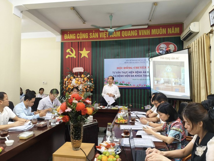 BVĐK Thanh Trì thẩm định hồ sơ bệnh án điện tử góp phần nâng cao chất lượng quản lý, khám chữa bệnh- Ảnh 1.