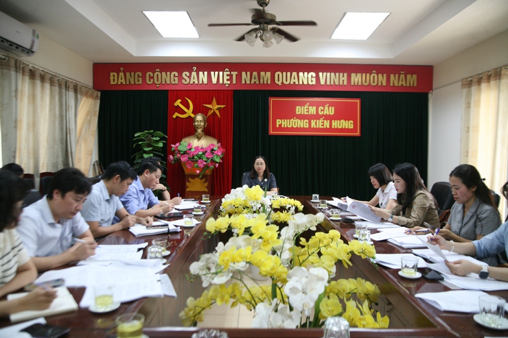 Hội đồng nhân dân phường Kiến Hưng tổ chức hoạt động giám sát chuyên đề- Ảnh 1.