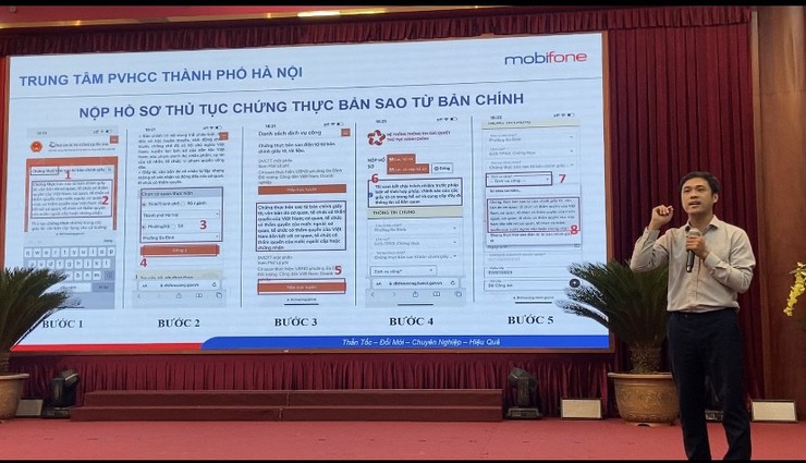 Phúc Thọ đẩy mạnh chuyển đổi số, tập huấn chuyên sâu dịch vụ công trực tuyến- Ảnh 1.