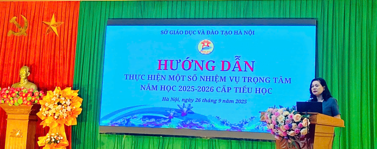 Sở Giáo dục - Đào tạo Hà Nội tổ chức Hướng dẫn nhiệm vụ trọng tâm đầu năm học 2025-2026 các trường tiểu học- Ảnh 1. Sở Giáo dục - Đào tạo Hà Nội tổ chức Hướng dẫn nhiệm vụ trọng tâm đầu năm học 2025-2026 các trường tiểu học- Ảnh 1.