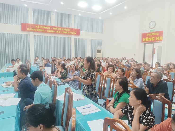 UBND PHƯỜNG HỒNG HÀ TRIỂN KHAI CHIẾN DỊCH 90 NGÀY “LÀM GIÀU — LÀM SẠCH” CƠ SỞ DỮ LIỆU ĐẤT ĐAI- Ảnh 3.
