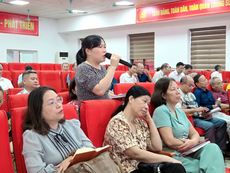 Hội nghị triển khai Kế hoạch tổ chức Đại hội Thể dục thể thao phường Xuân Phương lần thứ I năm 2025- Ảnh 7.