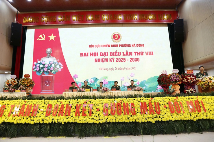 Đại hội đại biểu Hội CCB phường Hà Đông lần thứ VIII, nhiệm kỳ 2025- 2030- Ảnh 2.