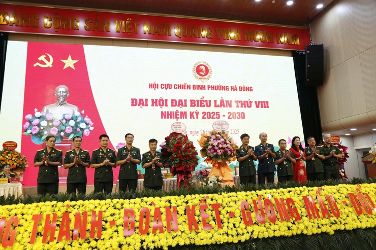 Đại hội đại biểu Hội CCB phường Hà Đông lần thứ VIII, nhiệm kỳ 2025- 2030- Ảnh 3.