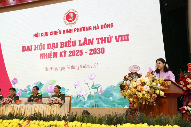 Đại hội đại biểu Hội CCB phường Hà Đông lần thứ VIII, nhiệm kỳ 2025- 2030- Ảnh 4.