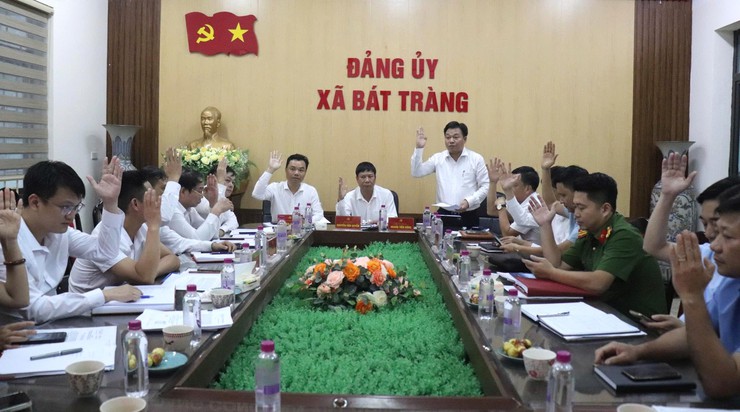 Ban Chấp hành Đảng bộ xã Bát Tràng tổ chức hội nghị lần thứ tư quyết định nhiều nội dung quan trọng- Ảnh 6.
