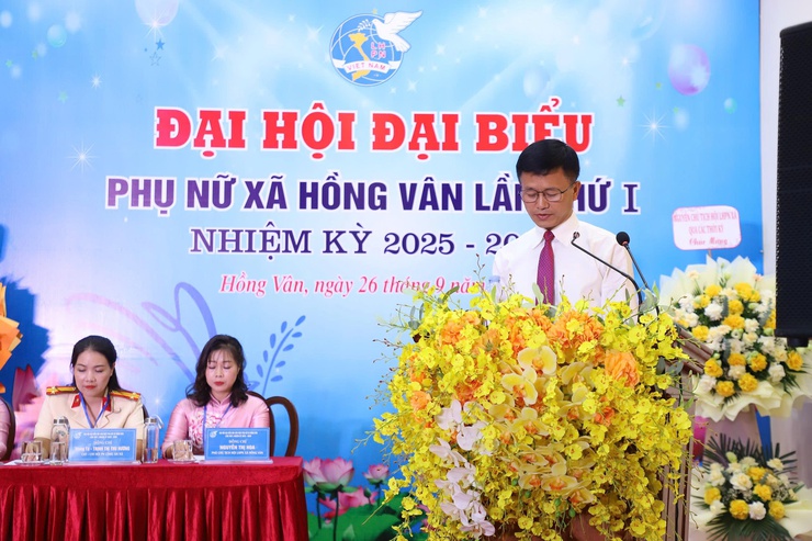 Hội LHPN xã Hồng Vân long trọng tổ chức Đại hội đại biểu lần thứ I, nhiệm kỳ 2025 – 2030- Ảnh 4.