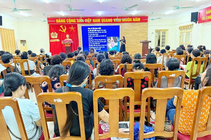 Phường Thanh Xuân chú trọng nâng cao kiến thức, kỹ năng về công tác dân số và phát triển trong tình hình mới cho cộng tác viên dân số năm 2025 - Ảnh 2.