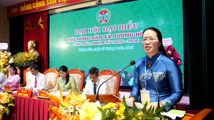 Đại hội đại biểu Hội Nông dân xã Dương Hoà lần thứ I, nhiệm kỳ 2025–2030 - Ảnh 10.
