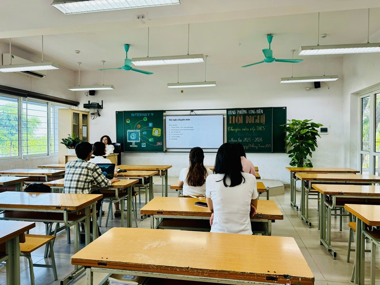 UBND phường Long Biên tổ chức Hội nghị chuyên môn cấp THCS năm học 2025 – 2026- Ảnh 15.