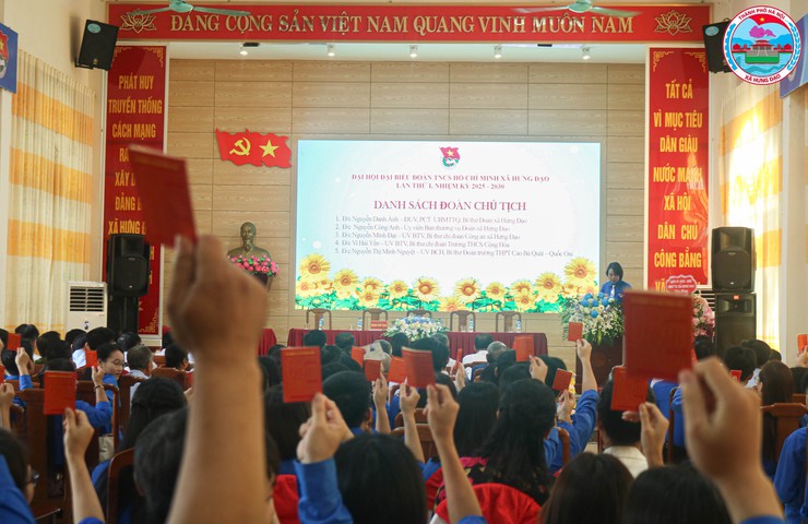 Đại hội Đại biểu Đại biểu Đoàn TNCS Hồ Chí Minh xã Hưng Đạo lần thứ I, nhiệm kỳ 2025 - 2030- Ảnh 9.