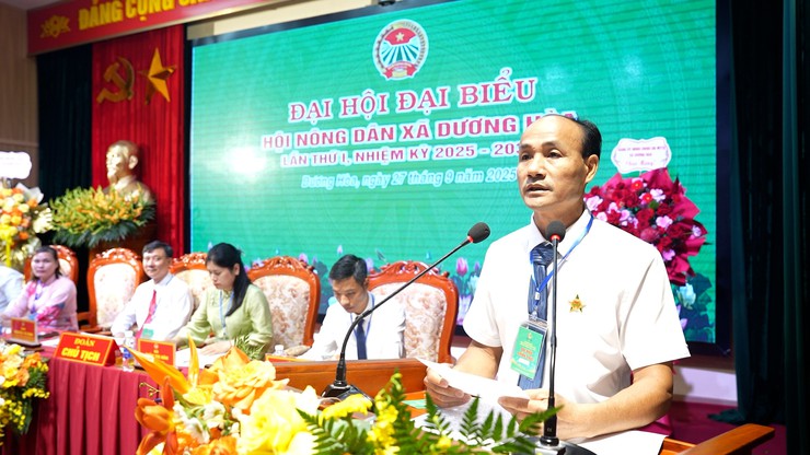 Đại hội đại biểu Hội Nông dân xã Dương Hoà lần thứ I, nhiệm kỳ 2025–2030 - Ảnh 9.
