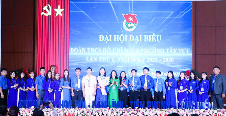 Đại hội đại biểu Đoàn TNCS Hồ Chí Minh phường Tây Tựu lần thứ I, nhiệm kỳ 2025 - 2030- Ảnh 3.