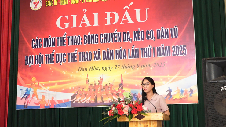 THÀNH CÔNG GIẢI THI ĐẤU CÁC MÔN BÓNG CHUYỀN DA, KÉO CO, DÂN VŨ THỂ THAO - Ảnh 6.