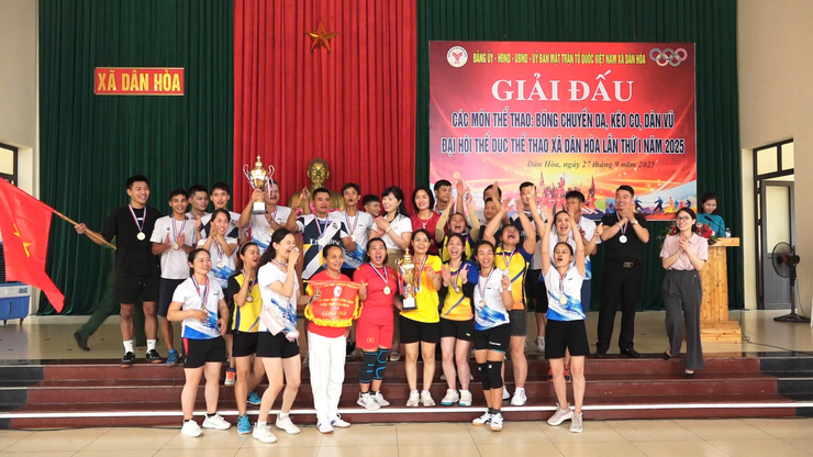 THÀNH CÔNG GIẢI THI ĐẤU CÁC MÔN BÓNG CHUYỀN DA, KÉO CO, DÂN VŨ THỂ THAO - Ảnh 21.