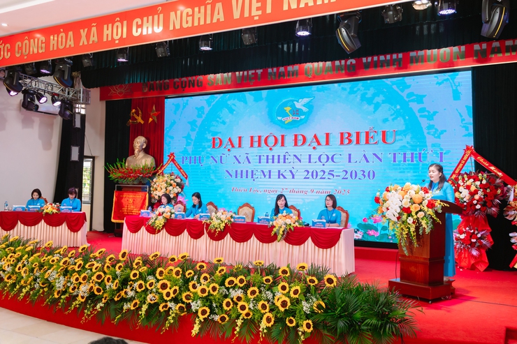155 đại biểu&nbsp;tham dự&nbsp;Đại hội Đại biểu Phụ nữ xã Thiên Lộc lần thứ I,&nbsp;nhiệm kỳ 2025 – 2030- Ảnh 6.