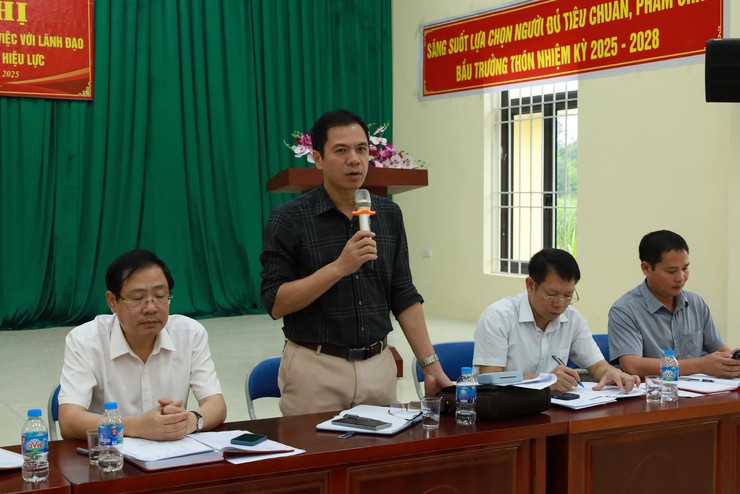 UBND xã Suối Hai tổ chức buổi làm việc với lãnh đạo và đại diện nhân dân thôn Hiệu Lực- Ảnh 8.