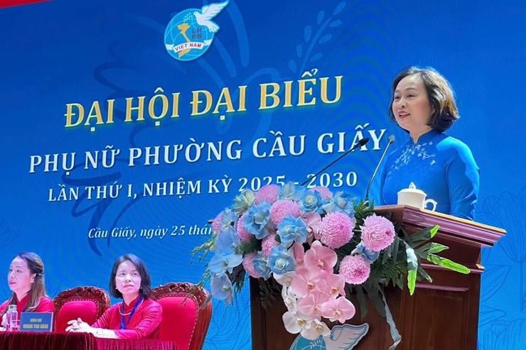Khẳng định vai trò của phụ nữ trong xây dựng phường Cầu Giấy văn minh, hiện đại- Ảnh 1.
